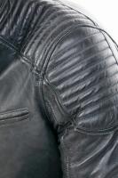 Męska kurtka skórzana Ron blue-grey - Sklep DAVID RYAN