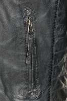 Męska kurtka skórzana Ron blue-grey - Sklep DAVID RYAN