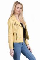 DAMSKA KURTKA SKÓRZANA RAMONESKA TINA YELLOW - Sklep DAVID RYAN