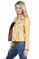 DAMSKA KURTKA SKÓRZANA RAMONESKA TINA YELLOW - Sklep DAVID RYAN