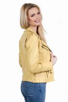 DAMSKA KURTKA SKÓRZANA RAMONESKA TINA YELLOW - Sklep DAVID RYAN