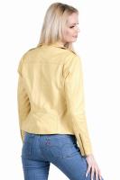 DAMSKA KURTKA SKÓRZANA RAMONESKA TINA YELLOW - Sklep DAVID RYAN