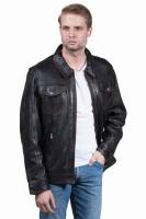 Kurtka skórzana męska z kołnierzem ROCCO - sklep z kurtkami skórzanymi DAVID RYAN