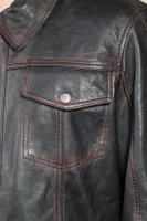 Kurtka skórzana męska z kołnierzem ROCCO - sklep z kurtkami skórzanymi DAVID RYAN