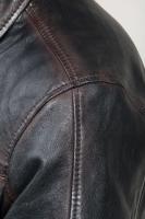 Kurtka skórzana męska z kołnierzem ROCCO - sklep z kurtkami skórzanymi DAVID RYAN