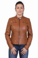 Damska kurtka skórzana LAURA cognac - Sklep DAVID RYAN
