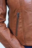 Damska kurtka skórzana LAURA cognac - Sklep DAVID RYAN