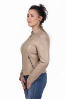 Damska kurtka skórzana MIA cream - Sklep DAVID RYAN