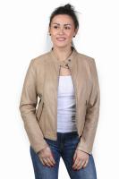 Damska kurtka skórzana MIA cream - Sklep DAVID RYAN