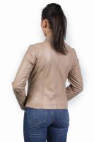 Damska kurtka skórzana MIA cream - Sklep DAVID RYAN