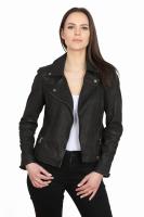Damska kurtka skórzana ramoneska   FLORA  - Sklep DAVID RYAN