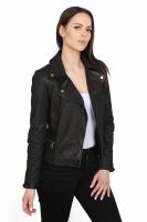 Damska kurtka skórzana ramoneska   FLORA  - Sklep DAVID RYAN