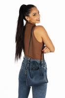 TOREBKA SKÓRZANA DR-001-2 niebieski - Sklep DAVID RYAN