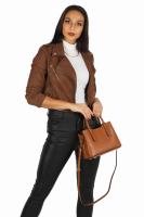 TOREBKA SKÓRZANA DR-001-4 karmelowy - Sklep DAVID RYAN