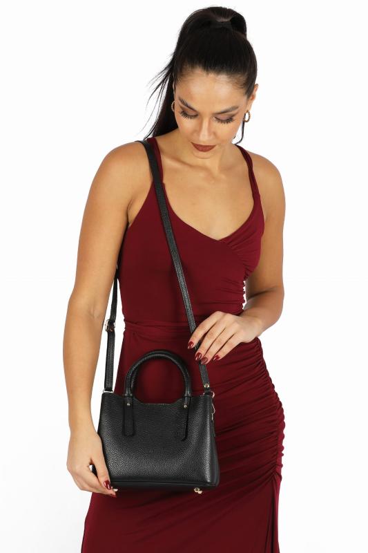 TOREBKA SKÓRZANA DR-001-3 czarny - Sklep DAVID RYAN