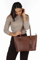 TOREBKA SKÓRZANA DR-002-4 brązowy - Sklep DAVID RYAN