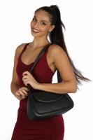 TOREBKA SKÓRZANA DR-005-3 CZARNY  - Sklep DAVID RYAN