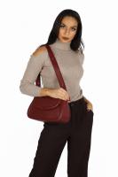 TOREBKA SKÓRZANA DR-005-1 karmin - Sklep DAVID RYAN