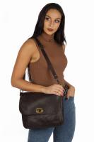 TOREBKA SKÓRZANA DR-004-4 brązowy - Sklep DAVID RYAN