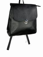 PLECAK SKÓRZANY DR-008-3 CZARNY    - Sklep DAVID RYAN