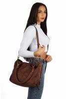 TOREBKA SKÓRZANA DR-003-4 brązowy  - Sklep DAVID RYAN