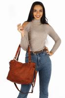 TOREBKA SKÓRZANA DR-003-5 cognac - Sklep DAVID RYAN