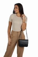 TOREBKA SKÓRZANA DR-008-3 czarny  - Sklep DAVID RYAN