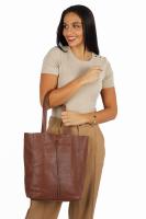 TOREBKA SKÓRZANA DR-010-4 brązowy  - Sklep DAVID RYAN