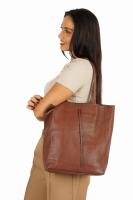 TOREBKA SKÓRZANA DR-010-4 brązowy  - Sklep DAVID RYAN