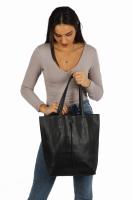 TOREBKA SKÓRZANA DR-010-3 czarny - Sklep DAVID RYAN