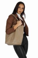 TOREBKA SKÓRZANA DR-010-6  taupe - Sklep DAVID RYAN