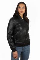 Damska kurtka skórzana bomberka  ALEX - Sklep DAVID RYAN