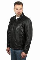 Kurtka skórzana męska z kołnierzem ROCCO - sklep z kurtkami skórzanymi DAVID RYAN