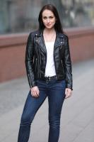 Damska kurtka skórzana Ramoneska VICKY - Sklep DAVID RYAN