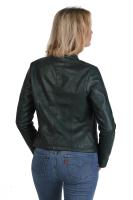 Damska kurtka skórzana MIA  green - Sklep DAVID RYAN