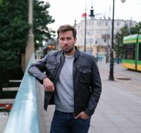 Męska kurtka skórzana London black - Sklep DAVID RYAN